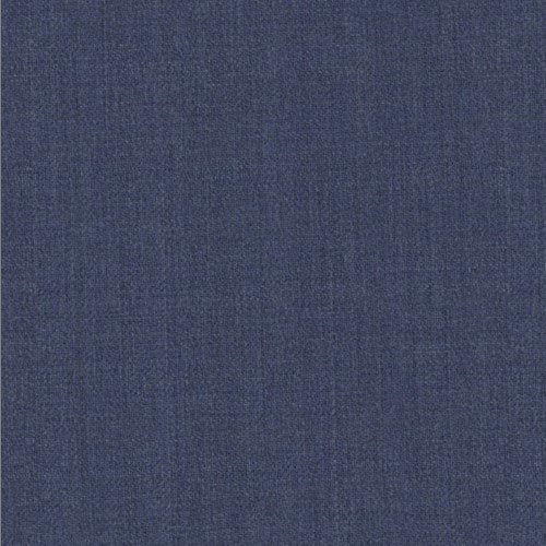 Blue worsted wool fabric swatch