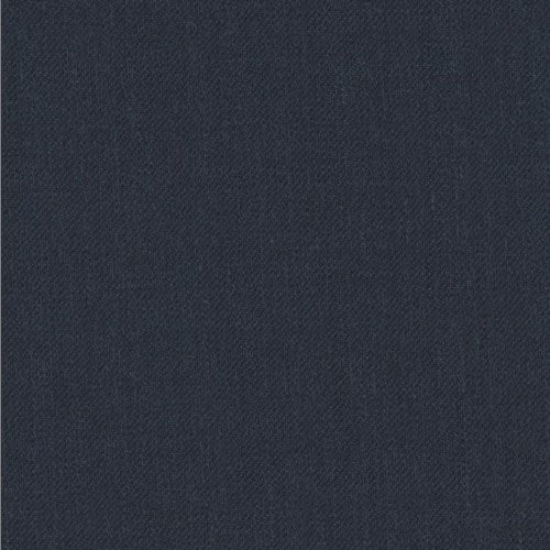 Char Blue worsted wool fabric swatch