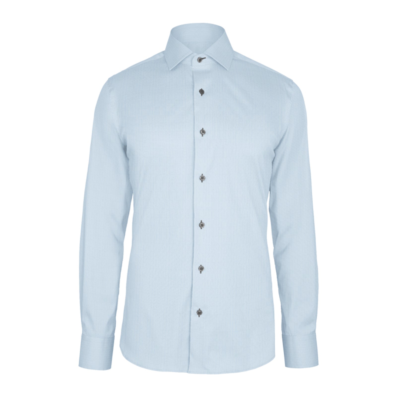 Light Blue Hairline Twill custom shirt