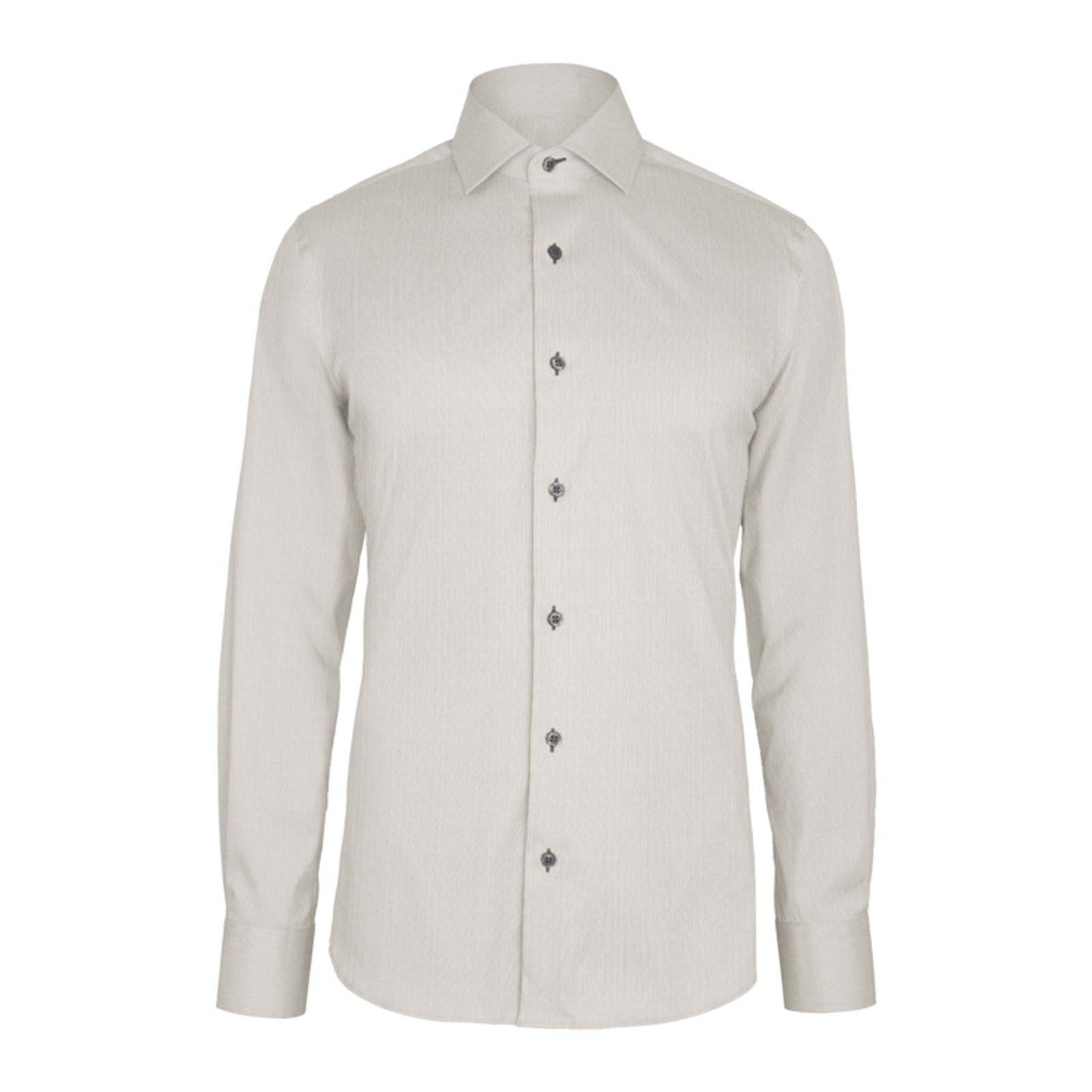 Grey Hairline Twill custom shirt