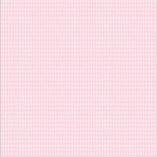 Pink Check Twill fabric swatch