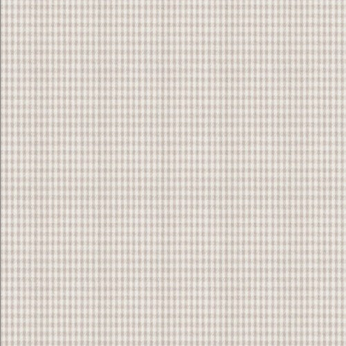 Grey Check Twill fabric swatch