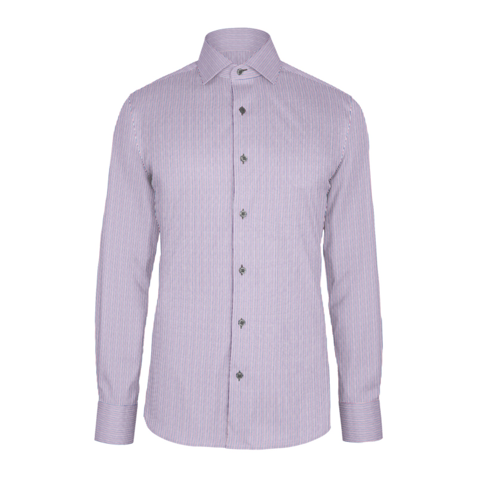 Blue Violet Stripe Twill custom shirt