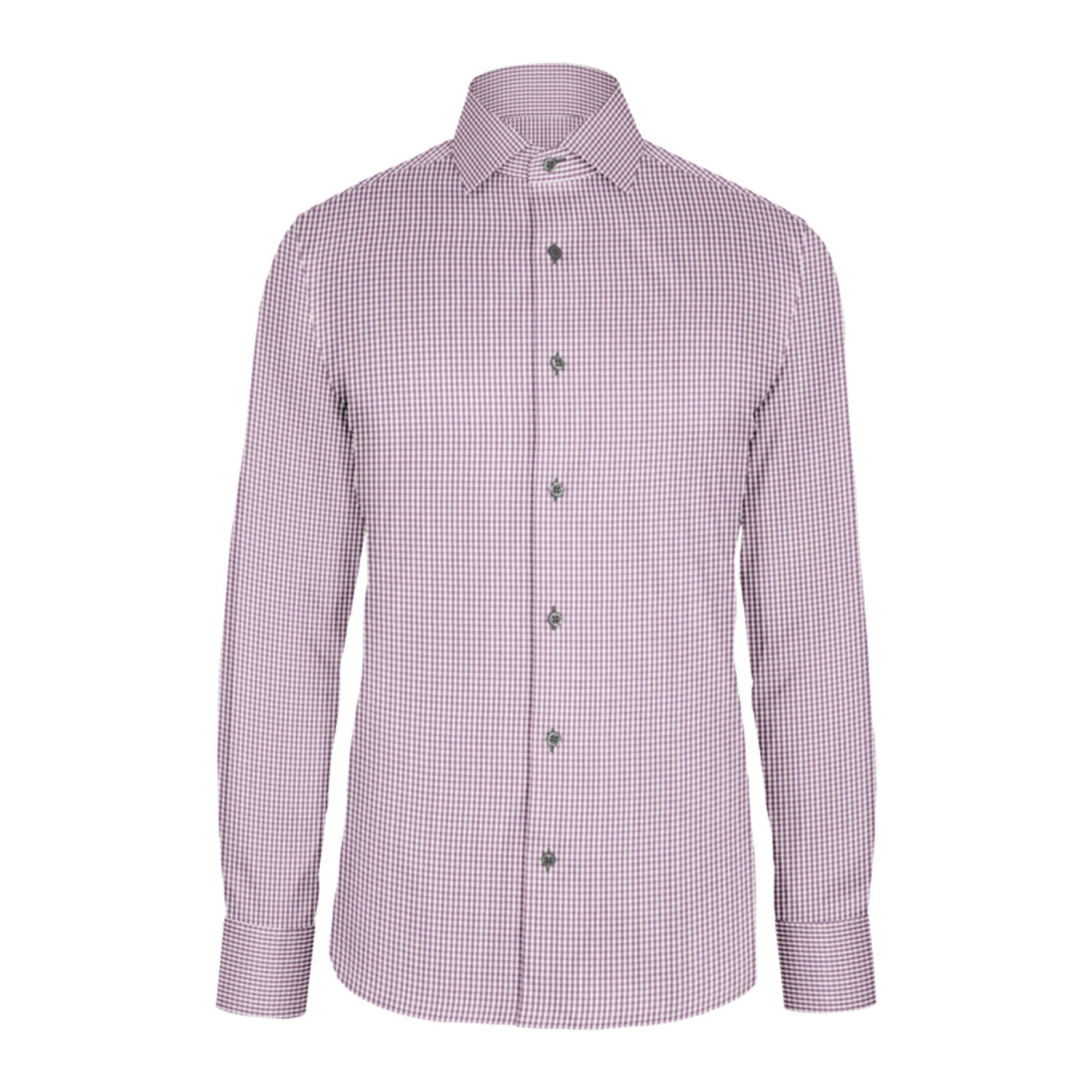 Violet Check Twill custom shirt