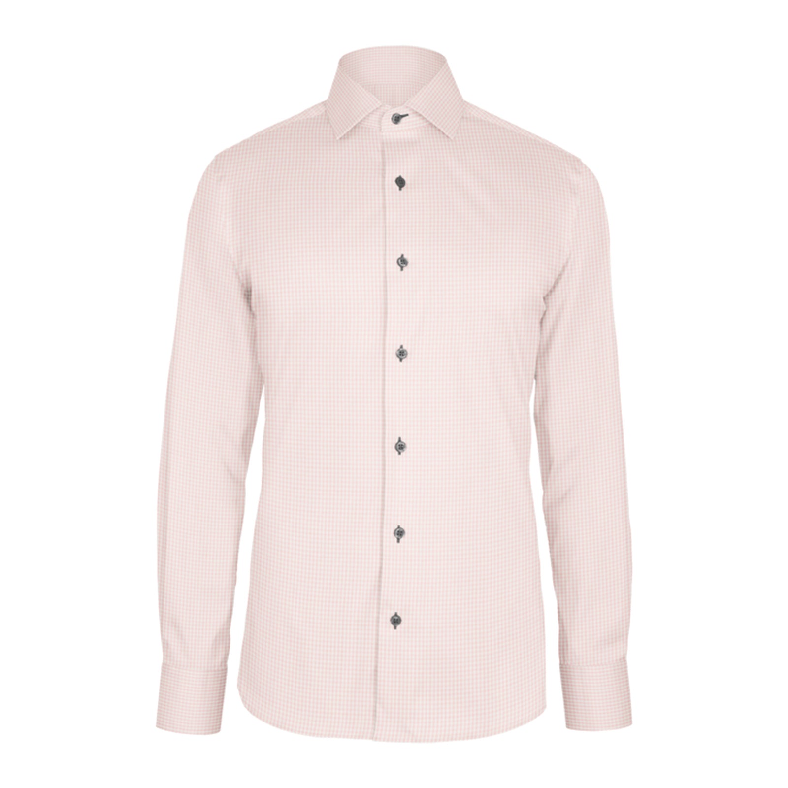 Pink Check Twill custom shirt