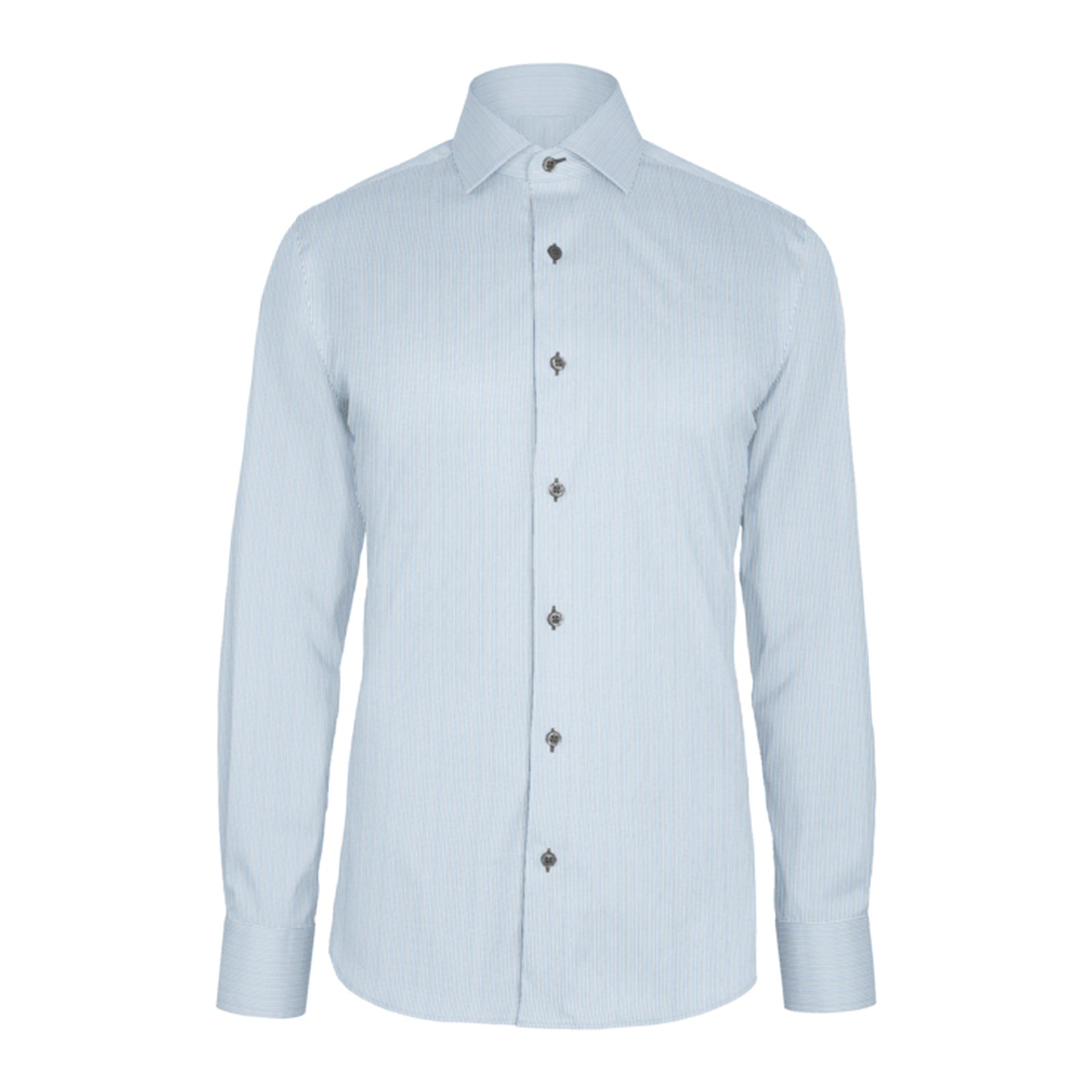 Blue Navy Stripe Twill custom shirt