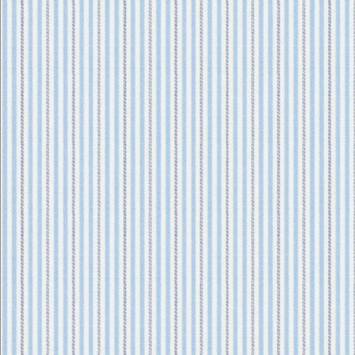 Blue Navy Stripe Twill fabric swatch