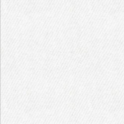 White Twill fabric swatch