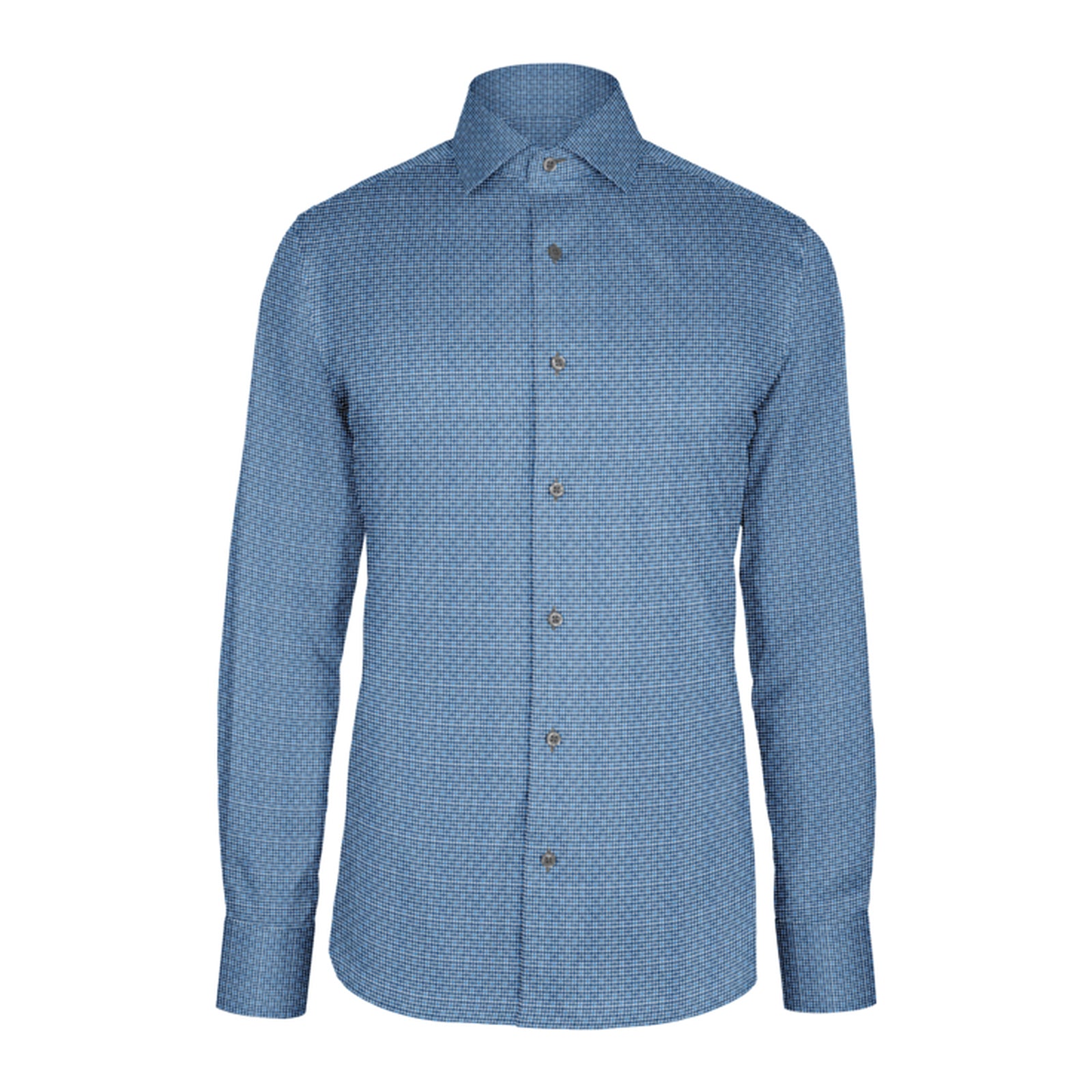 Navy Light Blue Cipher custom shirt