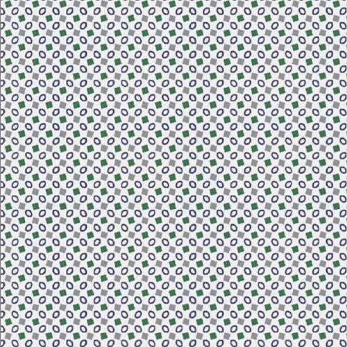 Green Grey Seville fabric swatch