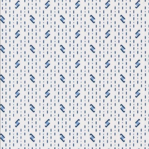 Blue Keystone fabric swatch