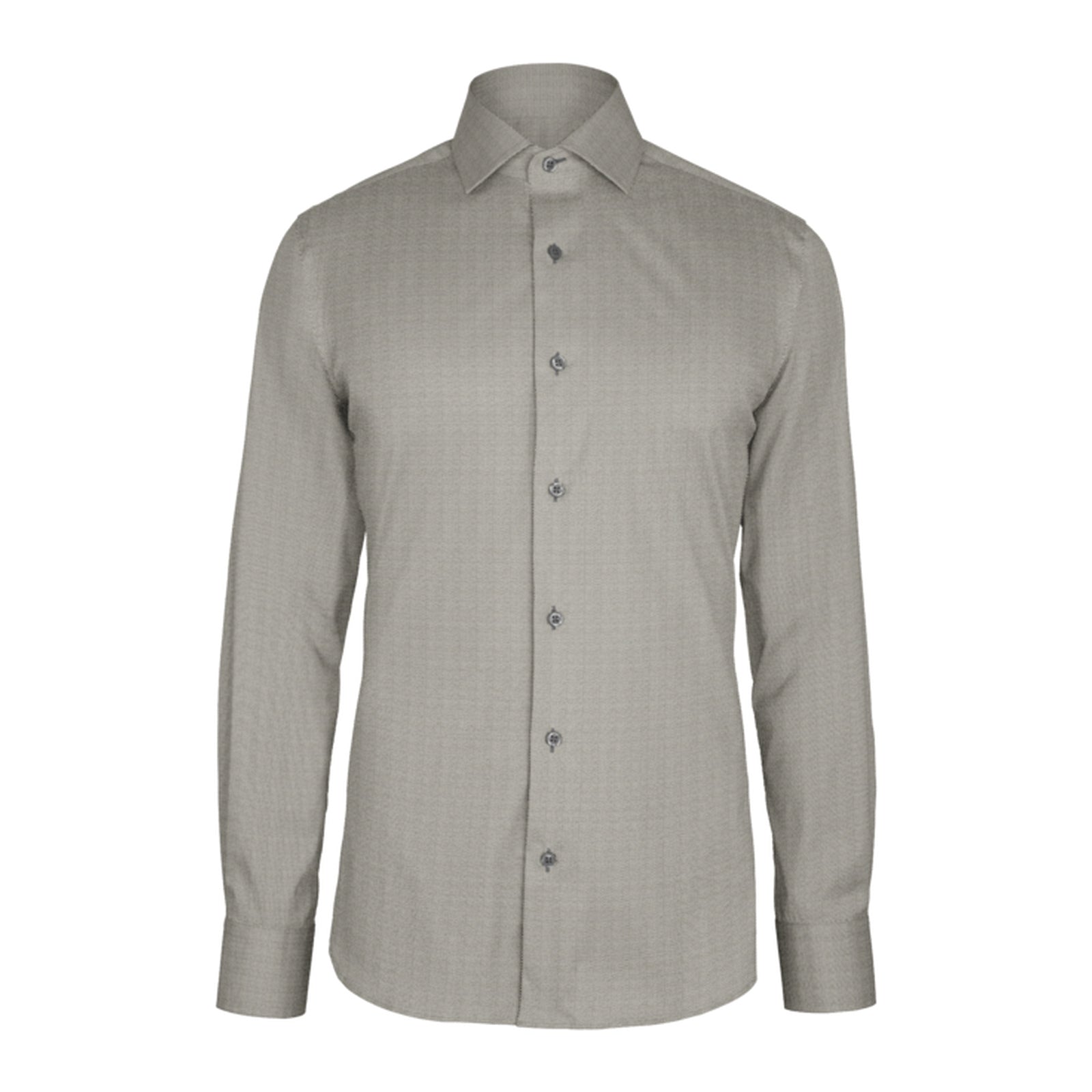 Grey Royal Oxford custom shirt