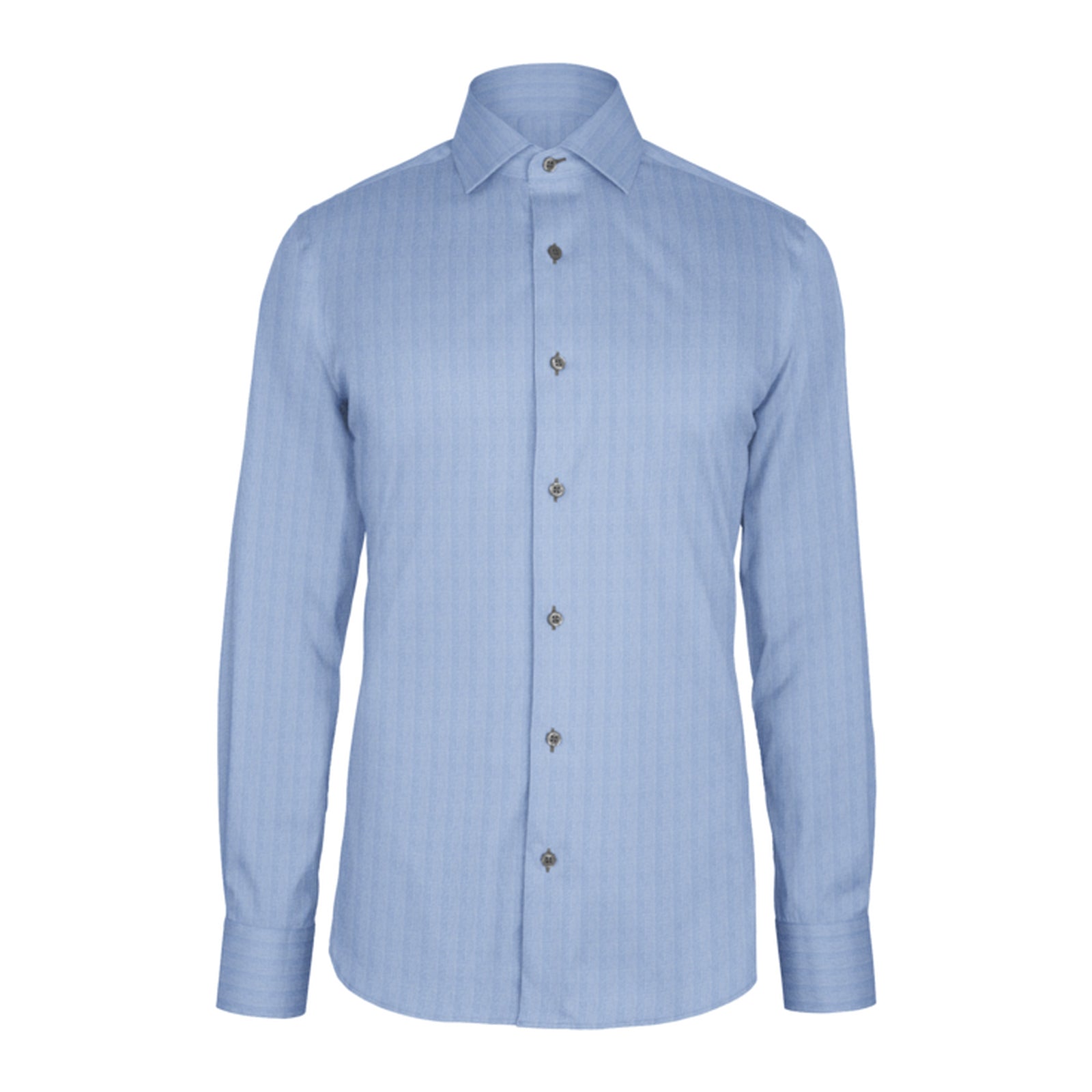 Blue Herringbone custom shirt