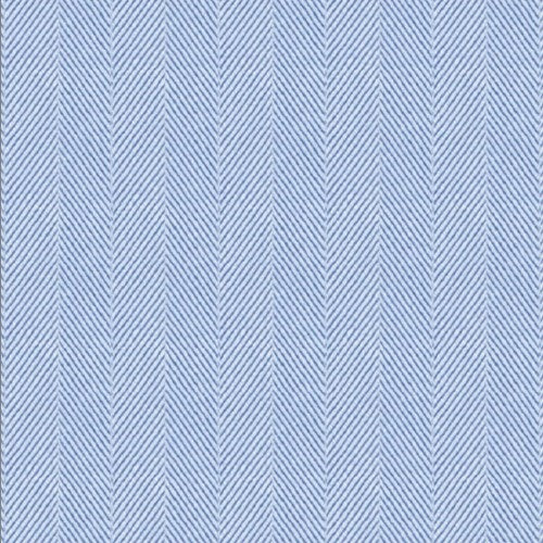 Blue Herringbone fabric swatch