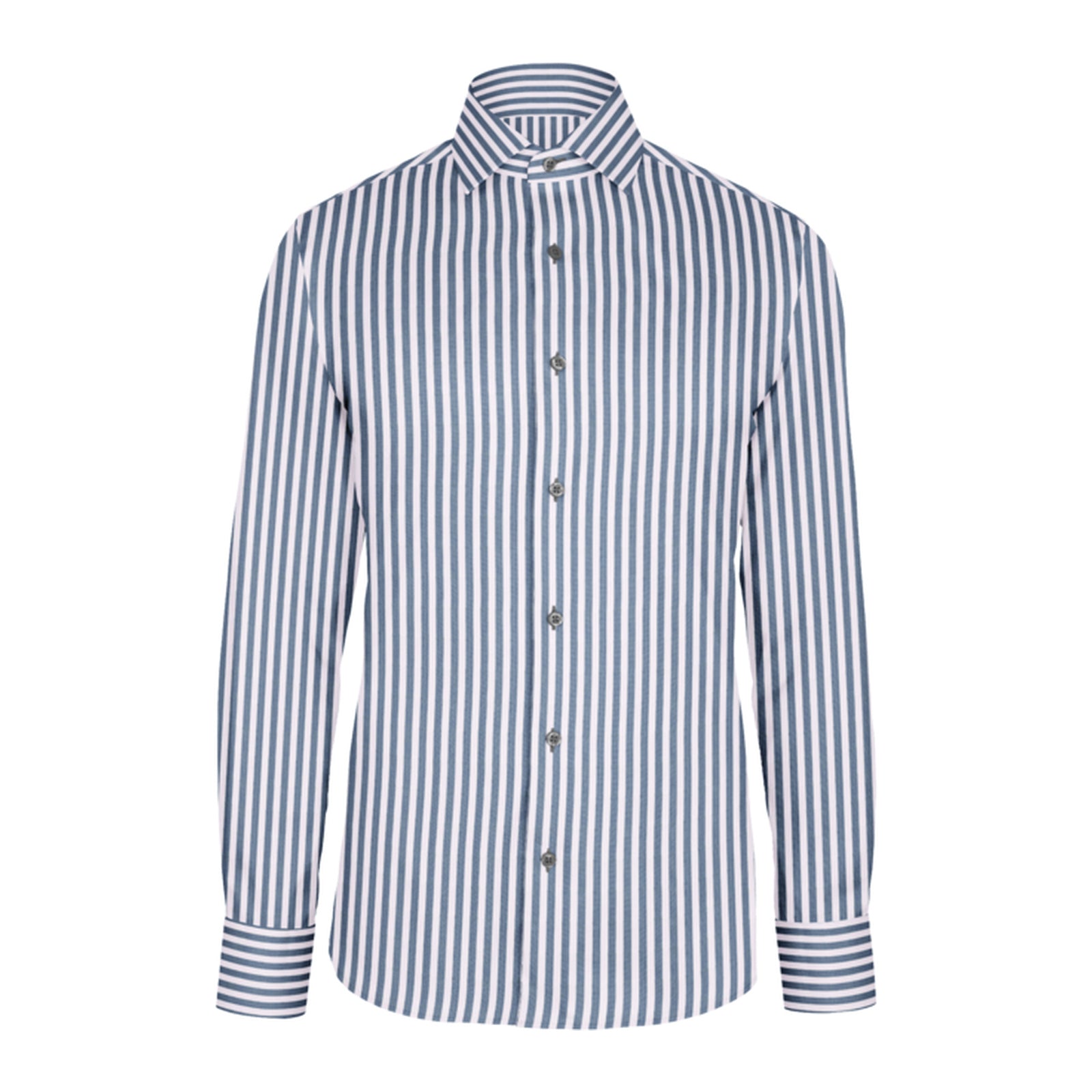 Blue Awning Stripe custom shirt