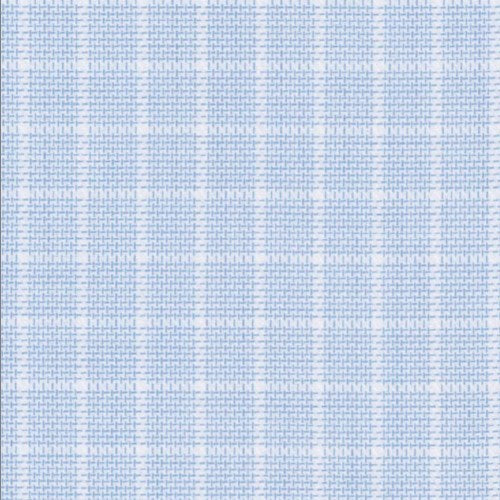 Blue Check fabric swatch