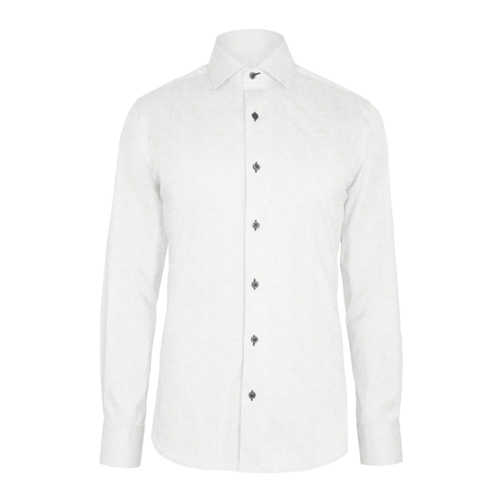 White 160's Solid Broadcloth custom shirt