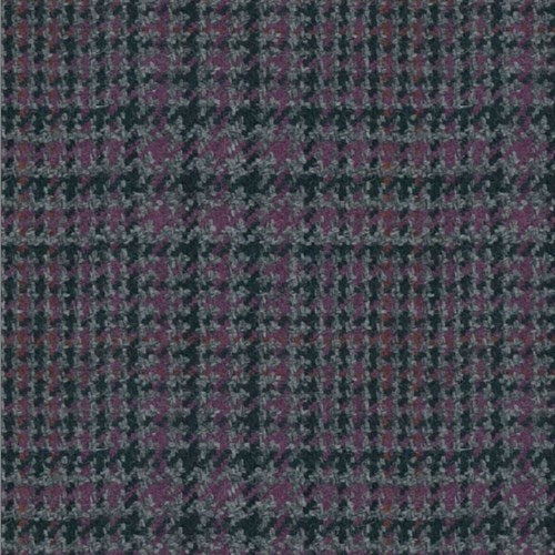 Kensington purple glen plaid fabric swatch