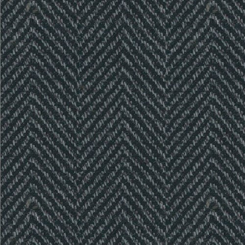 Kensington grey wide herringbone fabric swatch