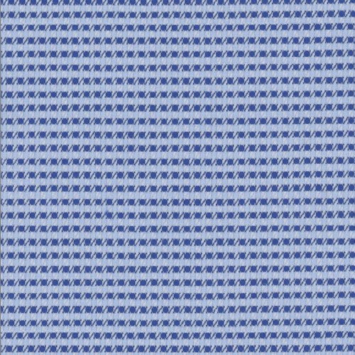 Blue Mini Dobby fabric swatch
