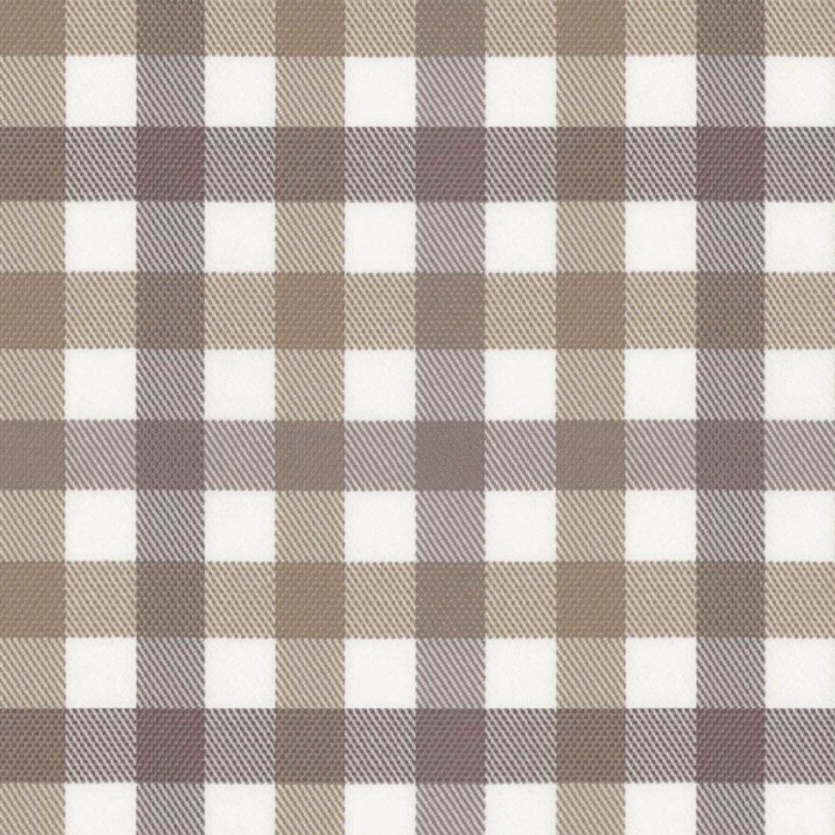 Tan Grey Multi Gingham fabric swatch