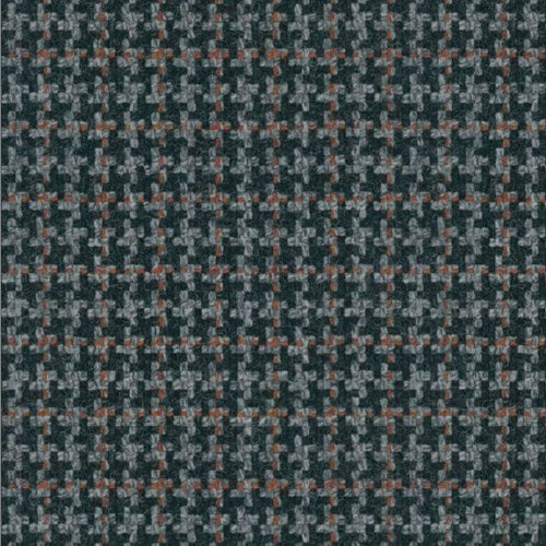 Kensington grey multi houndstooth fabric swatch