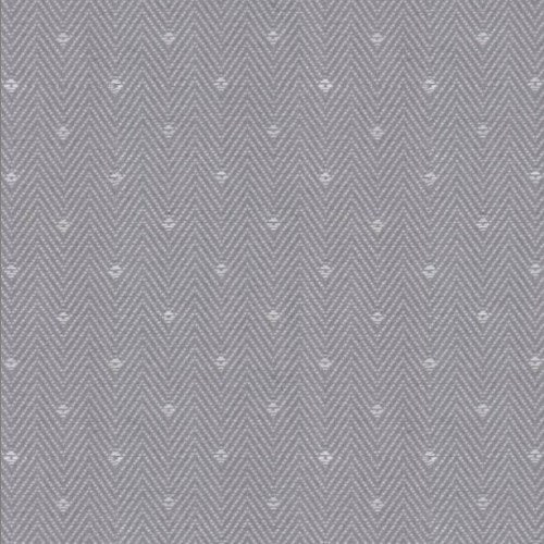 Grey Herringbone Dobby fabric swatch
