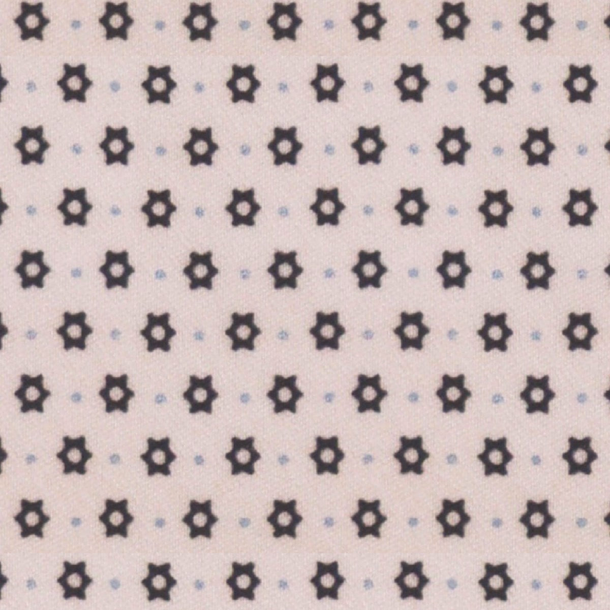 Navy Blue Star Dot fabric swatch