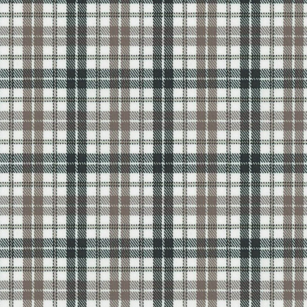 Grey Black Track Plaid fabric swatch