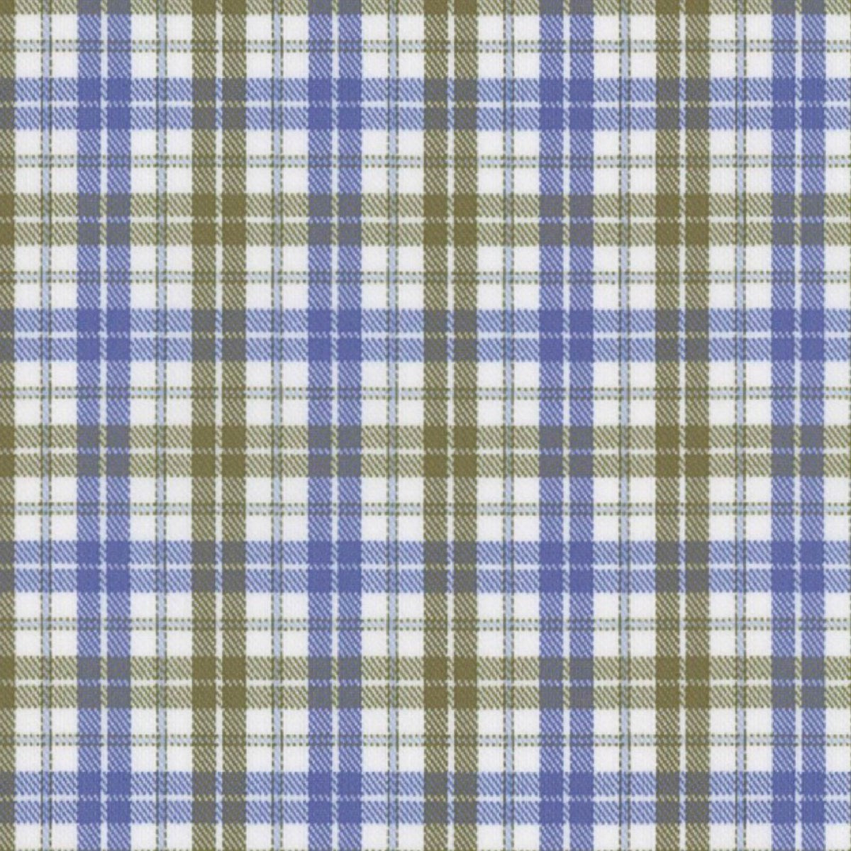 Green Blue Track Plaid fabric swatch