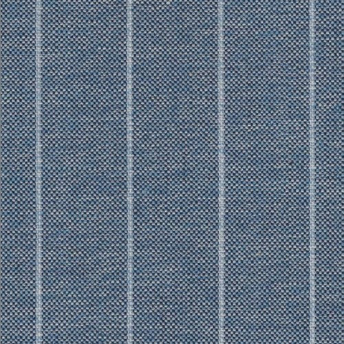 Guabello light blue chalk stripe fabric swatch