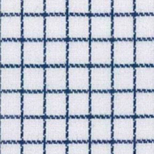 Navy Graph Check fabric swatch