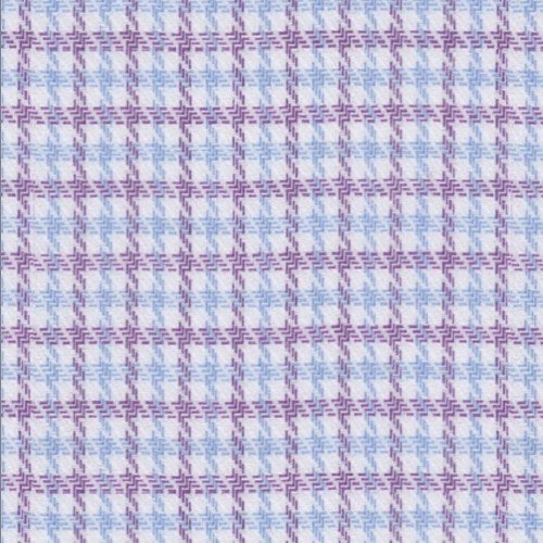 Lavender Sport Tattersall fabric swatch