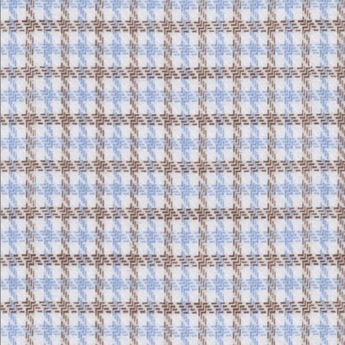 Brown Sport Tattersall fabric swatch