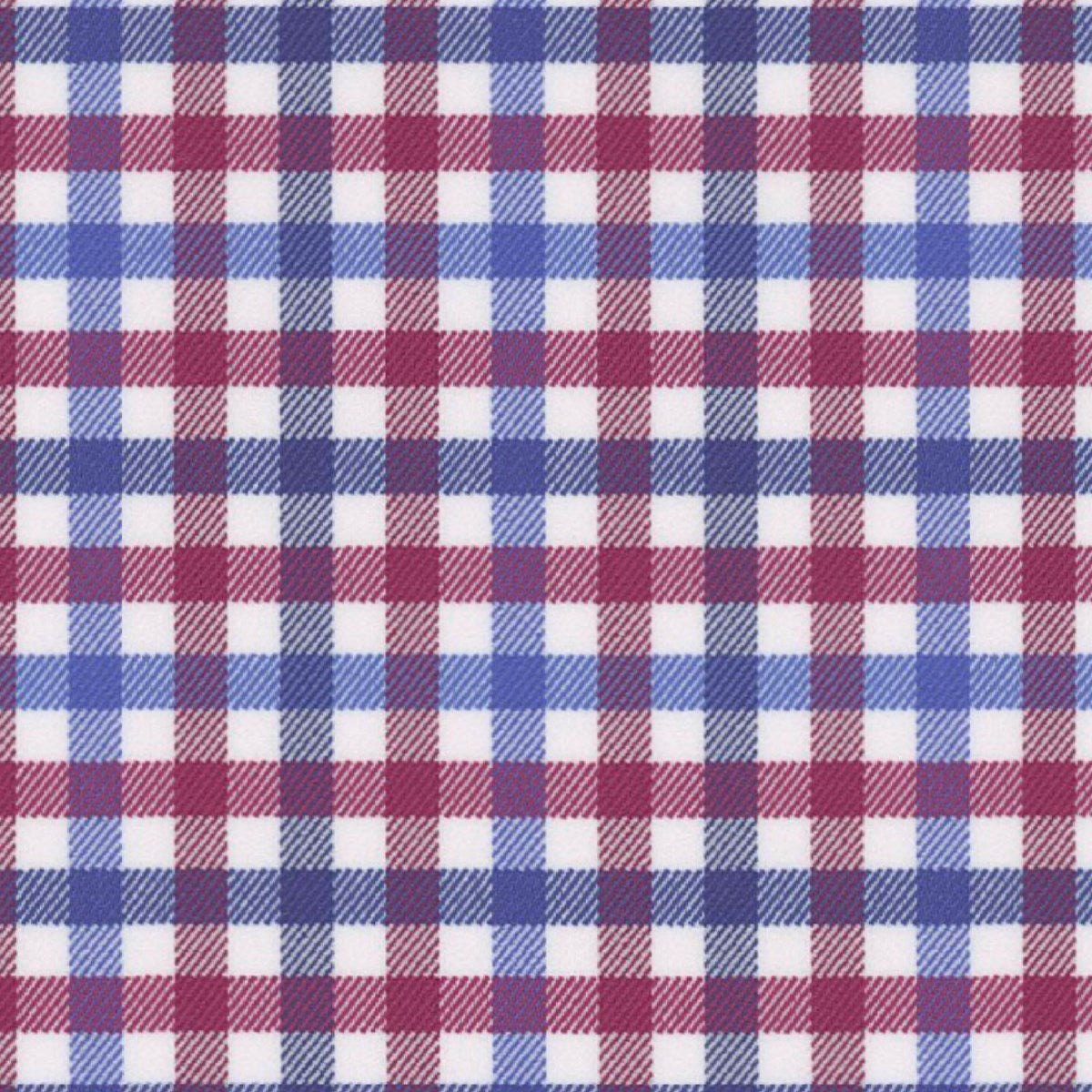Wine Blue Sport Tattersall fabric swatch