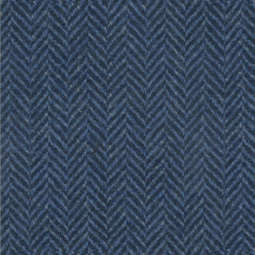 Original Blue Herringbone fabric swatch