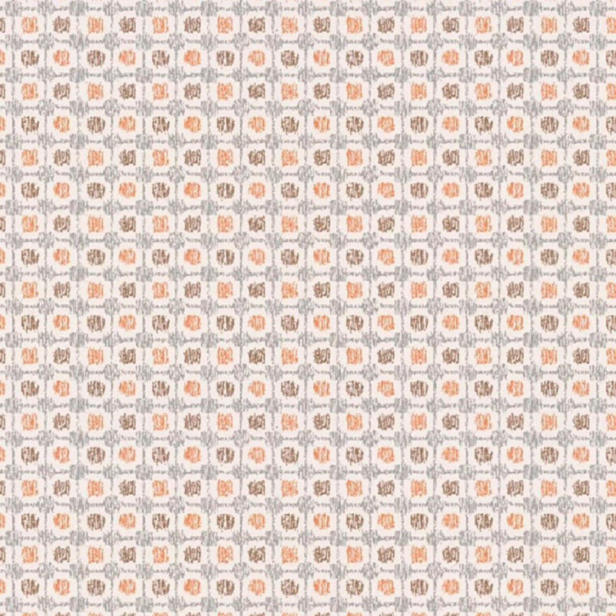Orange Taupe Wexley fabric swatch