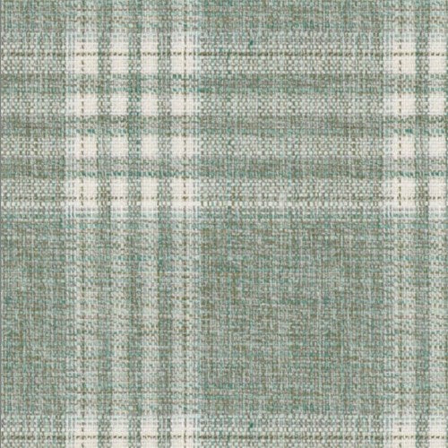 Guabello sage plaid fabric swatch