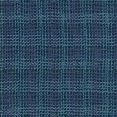 Lanificio di Lusso teal royal check fabric swatch