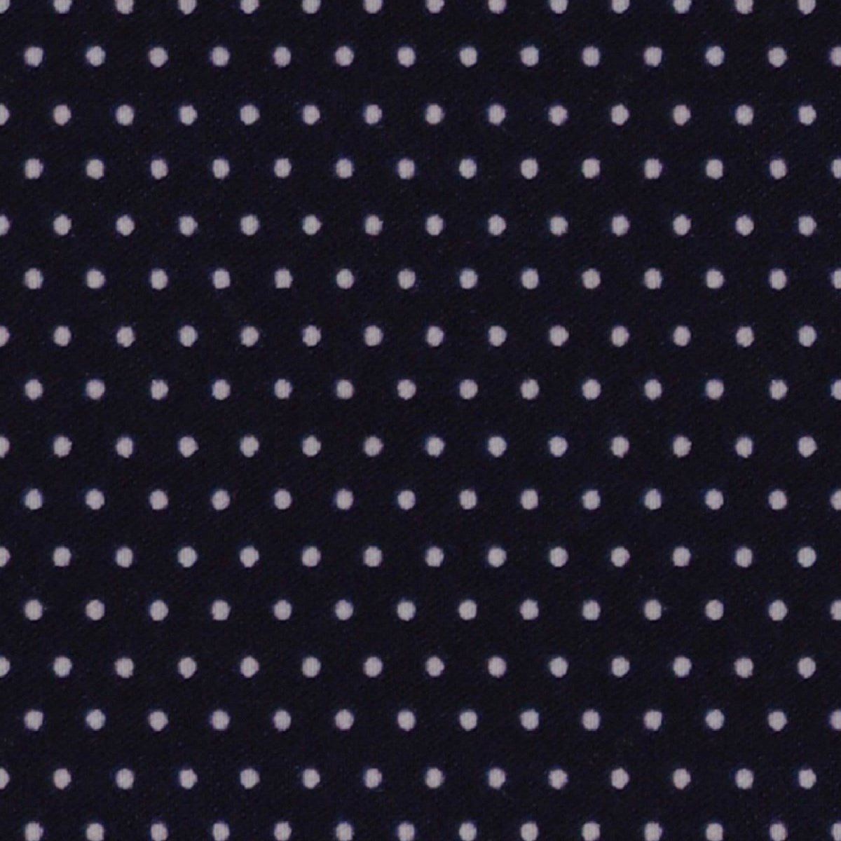 Navy White Dot fabric swatch