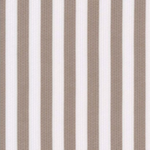 Tan Awning Stripe fabric swatch