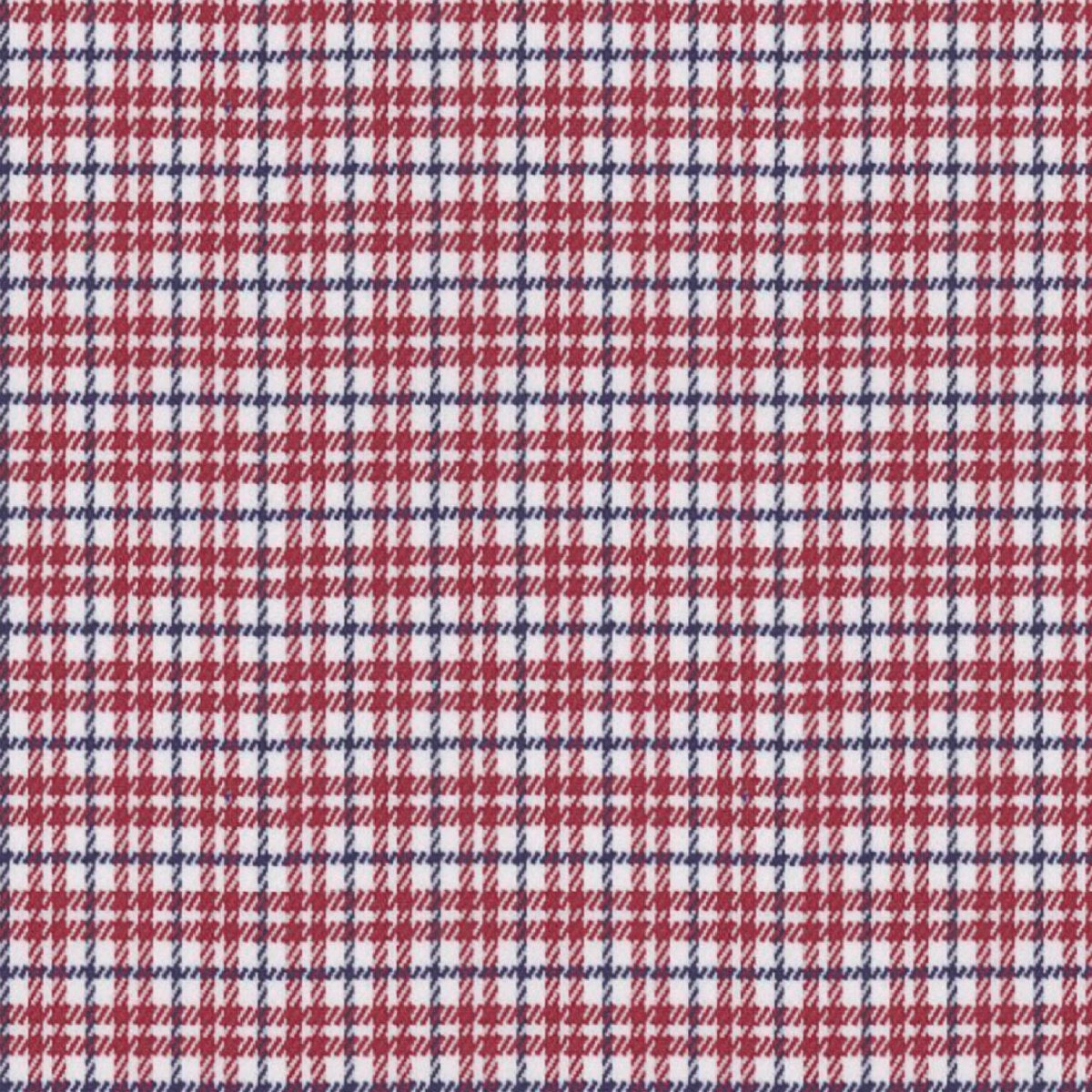 Red Navy Sport Plaid fabric swatch
