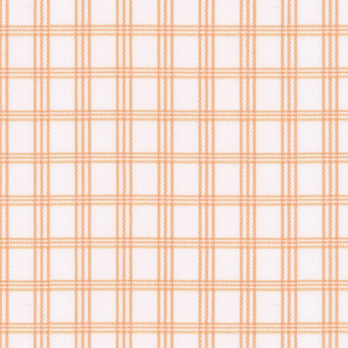 Orange Track Check fabric swatch