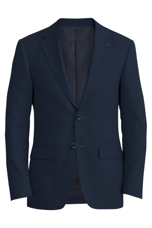 Guabello Navy Mouline Twist Jacket in navy mouline twist fabric