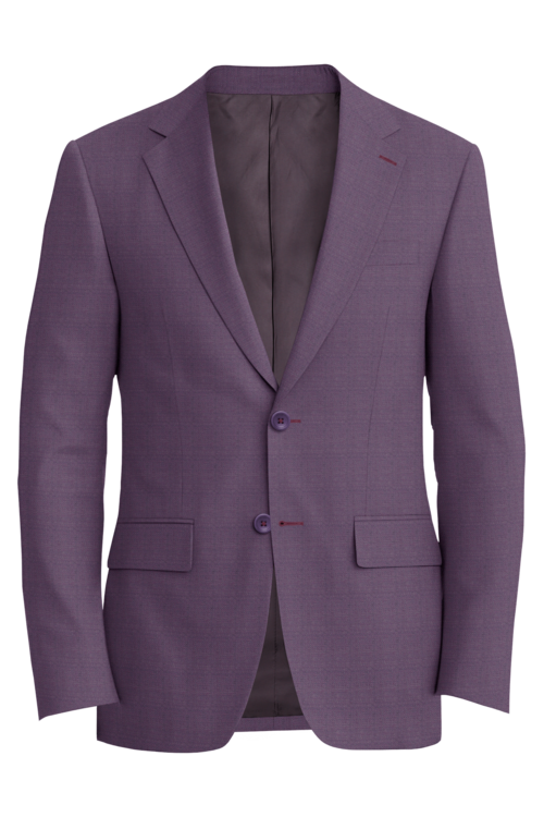 Lanificio di Lusso Lavender Mesh Jacket in lavender mesh fabric