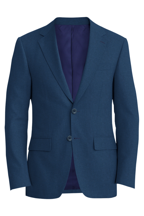 Guabello Marine Mouline Twist Jacket in marine mouline twist fabric
