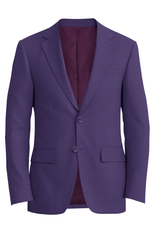 Lanificio di Lusso Purple Mesh Jacket in purple mesh fabric
