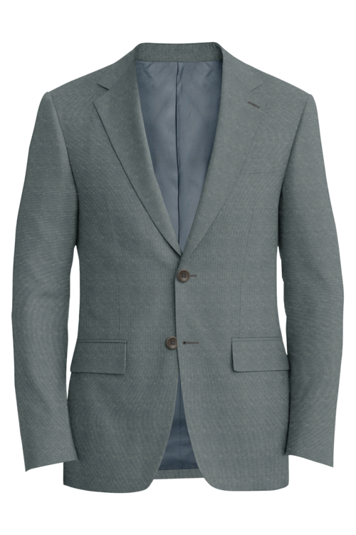 Guabello Light Grey Melange Jacket in light grey melange fabric