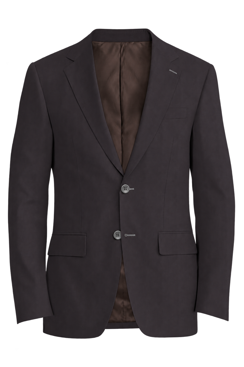 Piacenza 1733 Espresso Solid Jacket in espresso solid fabric