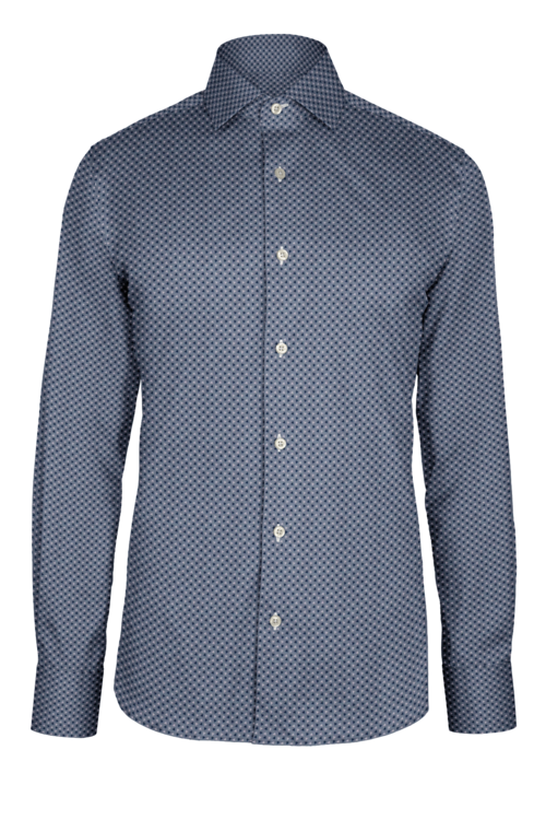Blue White Navy Triangle custom shirt